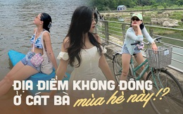 Một địa điểm ở Cát Bà nhưng lại vô cùng hoang sơ, yên tĩnh khác hoàn toàn với dòng người đang đổ về đây như trẩy hội