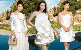 Sao Việt đồng loạt diện đồ trắng, đổ bộ thảm đỏ thời trang: Lan Ngọc điệu đà với váy hoa, Khả Ngân ngọt ngào, Diễm My 9x sang trọng