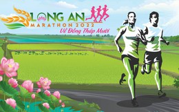 Giải chạy &quot;Long An Marathon 2022 - về Đồng Tháp Mười&quot; thu hút 4000 vận động viên tham dự