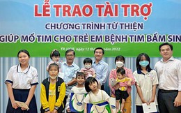 Vinamilk tiếp tục ủng hộ kinh phí cho các bệnh nhi nghèo mổ tim năm 2022