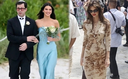 Kendall Jenner luôn là khách mời mặc đẹp nhất mọi lễ cưới, chọn đồ khoe dáng siêu khéo và sang