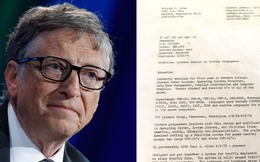 Tỷ phú Bill Gates ‘gây bão’ khi khoe CV năm 18 tuổi