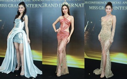 Dàn Hoa hậu Vbiz đọ nhan sắc tại họp báo Miss Grand International 2023: Thùy Tiên chiếm &quot;spotlight&quot; giữa các đàn chị