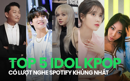 5 idol Kpop sở hữu lượt nghe khủng nhất Spotify: Bất ngờ với vị trí của Lisa (BLACKPINK) và Jungkook (BTS)