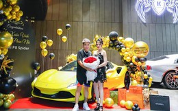 Đập hộp siêu xe &quot;hàng hiếm&quot; Ferrari F8 Spider cùng CEO Phan Nhi - Xuân Vinh