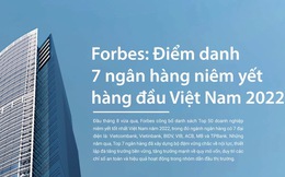 Forbes: Điểm danh 7 ngân hàng niêm yết hàng đầu Việt Nam 2022