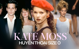 Kate Moss: Huyền thoại size 0, nàng thơ độc lạ không thể thay thế của làng mốt