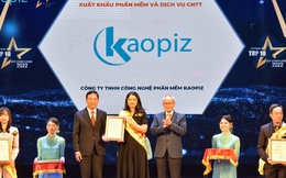 Kaopiz Software - Top 10 doanh nghiệp Xuất khẩu phần mềm và dịch vụ CNTT 2022