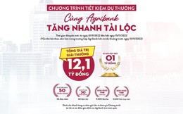 Gửi tiền trúng lớn với Chương trình "Cùng Agribank – Tăng nhanh Tài Lộc”