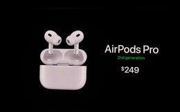 AirPods Pro 2 chính thức ra mắt: chống ồn gấp đôi đời trước, pin tới 30 giờ, hộp sạc tích hợp loa nhưng giá cao!