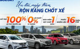 Sở hữu xe Suzuki trong tháng 10 với giá ưu đãi chỉ từ 484 triệu đồng