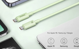 Cáp sạc Baseus lựa chọn lý tưởng khi iPhone 15 Series chuyển đổi cổng sạc USB Type-C