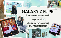 Galaxy Z Flip5 là smartphone duy nhất được đề cử Sản phẩm công nghệ Kiến tạo xu hướng 