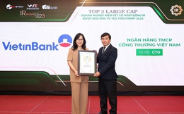 VietinBank xuất sắc đạt Top 3 Doanh nghiệp có hoạt động IR được yêu thích nhất