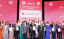 Agribank được vinh danh Top 10 thương hiệu mạnh Việt Nam 2023