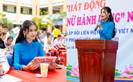 Hoa hậu Nguyễn Thanh Hà khởi động dự án &quot;Tiếng Anh cộng đồng&quot;