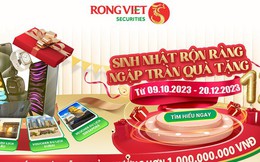 Chứng khoán Rồng Việt khuyến mại lớn mừng sinh nhật 17 năm