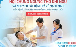 Ngưng thở khi ngủ và những nguy cơ tiềm ẩn cần lưu ý