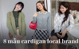 8 mẫu cardigan có sẵn tại các local brand Việt: giá từ 330.000 VNĐ, chất vải mịn diện lên lại cực xinh 