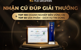 Cú đúp giải thưởng cho 2023 đầy nỗ lực của Chứng khoán KB Việt Nam