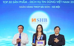 Thẻ tín dụng SHB VISA Platinum: Top 50 sản phẩm dịch vụ tin dùng Việt Nam 2023