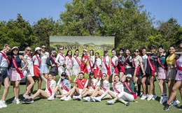 Dàn thí sinh Miss Charm 2023 đọ sắc trên sân golf trong trang phục của James Joyce Golf