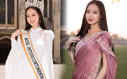 Hoa hậu Bảo Ngọc khi công tác tại Ấn Độ: Nhan sắc thăng hạng, ghi điểm bởi một hành động đặc biệt 