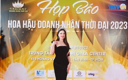 Hoa hậu Nguyễn Thị Thùy Dung ngồi ghế nóng cuộc thi Hoa hậu Doanh nhân Thời đại 2023