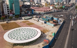 Toàn cảnh giếng trời khổng lồ hình hoa sen giữa lòng TP.HCM của tuyến Metro số 1