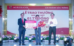 Agribank trao thưởng giải Đặc biệt cho khách hàng gửi tiền tại Sóc Trăng