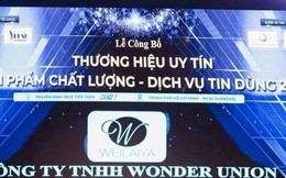 Weilaiya - Wonder Union và phương châm xây dựng thương hiệu uy tín quốc gia