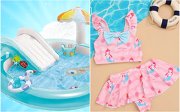 Sắm đồ bơi cho con vui chơi thỏa thích ngày hè khi đang có sale đậm giữa tháng các mẹ ơi!