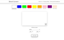 Test màn hình chỉ với vài thao tác đơn giản cùng phần mềm Blacksreen.tech