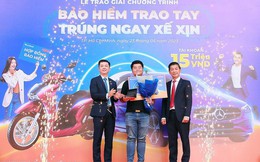 Trao thưởng xe Mercedes cho khách hàng tham gia bảo hiểm tại Sacombank