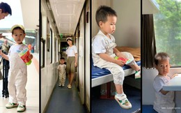 Hành trình đi tàu lửa từ Đà Nẵng đến Huế, trải nghiệm thú vị ngắn ngày của em bé 2,5 tuổi