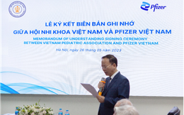 Lễ ký kết Biên bản ghi nhớ hợp tác chăm sóc sức khỏe trẻ em giữa Pfizer Việt Nam cùng Hội Nhi khoa Việt Nam