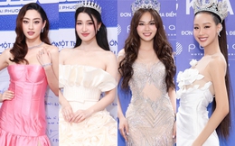 Thảm đỏ Hoa hậu Thế giới Việt Nam: Mai Phương - Phương Nhi cùng dàn hậu đọ sắc nét căng, 59 thí sinh lần đầu lộ diện