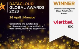  Viettel IDC giành “cú đúp” giải thưởng quốc tế uy tín về điện toán đám mây