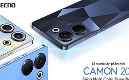 TECNO &quot;rục rịch&quot; ra mắt dòng sản phẩm CAMON 20 lúc 19h00 ngày 8/6