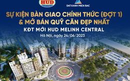 Vững tiến độ, HUD Melinh Central tổ chức Lễ bàn giao nhà cho khách hàng