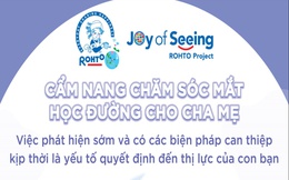 Cẩm nang chăm sóc mắt học đường cho cha mẹ