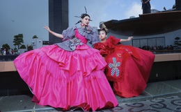 NTK Thạch Linh mang hình ảnh khăn rằn vào bộ sưu tập thời trang mới