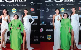 Dàn mỹ nhân hot nhất làng giải trí “phủ trắng&quot; thảm đỏ lễ khai mạc Tuần lễ thời trang quốc tế Việt Nam AVIFW lần thứ 15