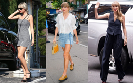 Taylor Swift ghi điểm với thời trang dạo phố trẻ trung, đơn giản mà sành điệu 