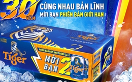 Tiger Beer ra mắt phiên bản thùng giới hạn đánh dấu cột mốc 30 năm cùng Việt Nam &quot;Đánh thức bản lĩnh&quot;