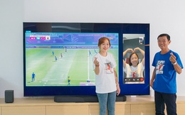 Gia đình truyền lửa cho Huỳnh Như qua TV Neo QLED lớn nhất