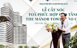 Cất nóc dự án tại thành phố Lào Cai - The Manor Tower