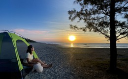 Cắm trại biển Xuân Hải: Đêm nằm nghe sóng vỗ, sáng tận hưởng bình minh