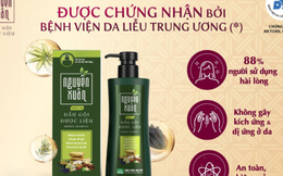 Dầu gội dược liệu  Nguyên Xuân được chứng nhận bởi Bệnh viện Da Liễu Trung Ương