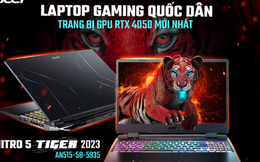 Laptop gaming quốc dân Acer Nitro 5 Tiger 2023: Trang bị card RTX 4050